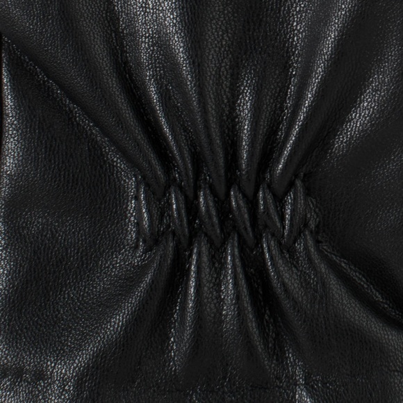 NWT! Isotoner Women’s Faux Stretch Leather Gloves - Picture 3 of 3